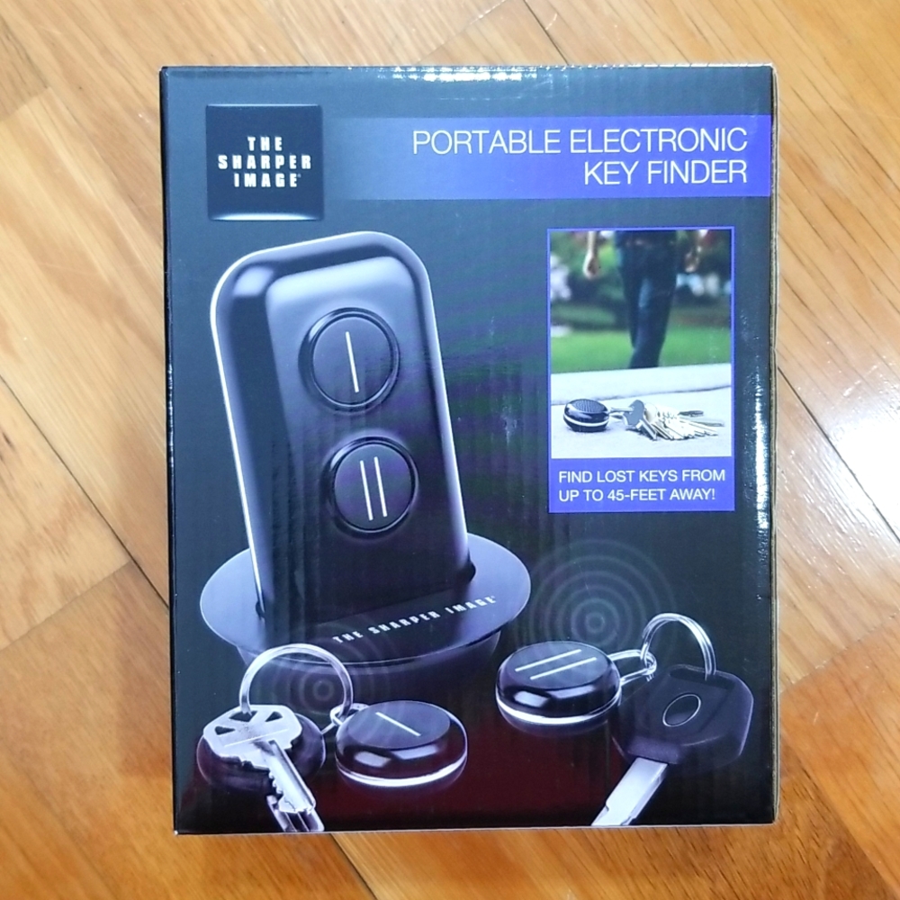 Sharper Image portable electric key finder